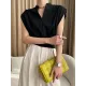 Loose Sleeveless Split-Joint Solid Color V-Neck Vest Top Loose Sleeveless Split-Joint Solid Color V-Neck Vest Top