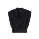 Loose Sleeveless Split-Joint Solid Color V-Neck Vest Top Loose Sleeveless Split-Joint Solid Color V-Neck Vest Top