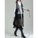 Gauze Jacquard Split-Joint Loose V-neck Vest Outerwear Gauze Jacquard Split-Joint Loose V-neck Vest Outerwear