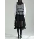 Gauze Jacquard Split-Joint Loose V-neck Vest Outerwear Gauze Jacquard Split-Joint Loose V-neck Vest Outerwear