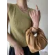 Asymmetric Solid Color Sleeveless V-Neck Vest Top Asymmetric Solid Color Sleeveless V-Neck Vest Top