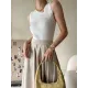 Asymmetric Solid Color Sleeveless V-Neck Vest Top Asymmetric Solid Color Sleeveless V-Neck Vest Top
