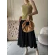 Asymmetric Solid Color Sleeveless V-Neck Vest Top Asymmetric Solid Color Sleeveless V-Neck Vest Top
