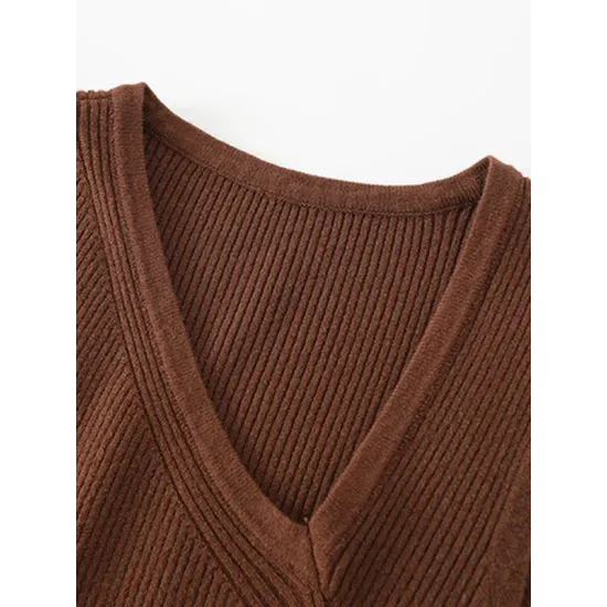 Asymmetric Solid Color Sleeveless V-Neck Vest Top Asymmetric Solid Color Sleeveless V-Neck Vest Top