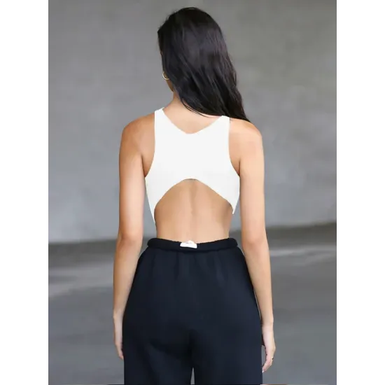 Solid Color Cropped Tank Solid Color Cropped Tank