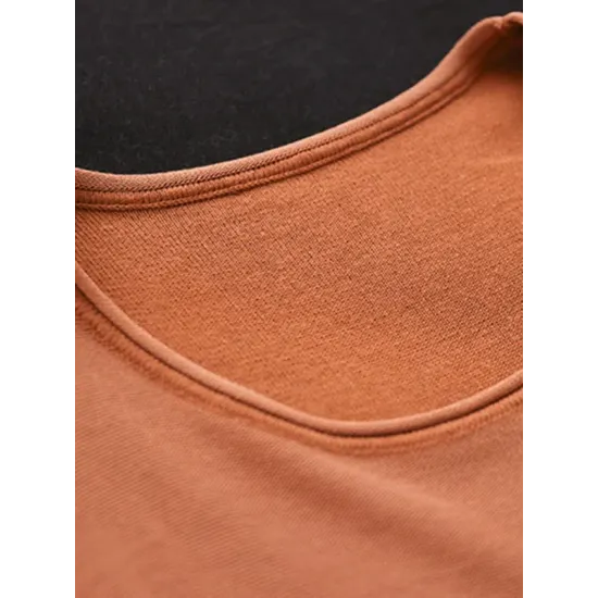 Solid Color Loose Sleeveless Round-neck Knitting Vest Top Solid Color Loose Sleeveless Round-neck Knitting Vest Top