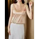 Lacy Solid Color Split-Joint Loose Sleeveless Round-neck Vest Top Lacy Solid Color Split-Joint Loose Sleeveless Round-neck Vest Top