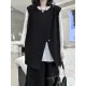 Asymmetric Zipper Loose Sleeveless Round-Neck Vest Top Asymmetric Zipper Loose Sleeveless Round-Neck Vest Top