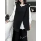 Asymmetric Zipper Loose Sleeveless Round-Neck Vest Top Asymmetric Zipper Loose Sleeveless Round-Neck Vest Top