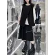 Asymmetric Zipper Loose Sleeveless Round-Neck Vest Top Asymmetric Zipper Loose Sleeveless Round-Neck Vest Top