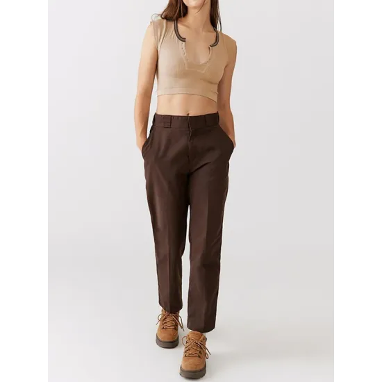 Split-Joint Cap Sleeve Skinny Deep V-Neck Vest Top Split-Joint Cap Sleeve Skinny Deep V-Neck Vest Top