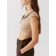 Split-Joint Cap Sleeve Skinny Deep V-Neck Vest Top Split-Joint Cap Sleeve Skinny Deep V-Neck Vest Top