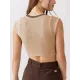 Split-Joint Cap Sleeve Skinny Deep V-Neck Vest Top Split-Joint Cap Sleeve Skinny Deep V-Neck Vest Top