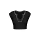 Split-Joint Cap Sleeve Skinny Deep V-Neck Vest Top Split-Joint Cap Sleeve Skinny Deep V-Neck Vest Top