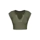 Split-Joint Cap Sleeve Skinny Deep V-Neck Vest Top Split-Joint Cap Sleeve Skinny Deep V-Neck Vest Top