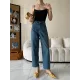 Adjustable Solid Color Skinny Spaghetti-Neck Vest Top Adjustable Solid Color Skinny Spaghetti-Neck Vest Top