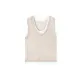 Contrast Color Split-Joint False Two Loose Round-neck Vest Top Contrast Color Split-Joint False Two Loose Round-neck Vest Top