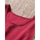 Fringed Solid Color Loose Sleeveless Round-Neck Vest Top Fringed Solid Color Loose Sleeveless Round-Neck Vest Top