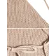 Bandage Irregular clipping Skinny Spaghetti-Neck Vest Top Knitwear Bandage Irregular clipping Skinny Spaghetti-Neck Vest Top Knitwear