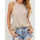 Solid Color Loose Halter-Neck Vest Top Solid Color Loose Halter-Neck Vest Top