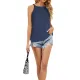 Solid Color Loose Halter-Neck Vest Top Solid Color Loose Halter-Neck Vest Top