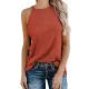 Solid Color Loose Halter-Neck Vest Top Solid Color Loose Halter-Neck Vest Top