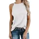 Solid Color Loose Halter-Neck Vest Top Solid Color Loose Halter-Neck Vest Top
