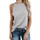 Solid Color Loose Halter-Neck Vest Top Solid Color Loose Halter-Neck Vest Top