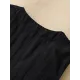 Buttoned Solid Color Loose Sleeveless V-neck Vest Top Buttoned Solid Color Loose Sleeveless V-neck Vest Top