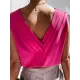 Solid Color V-back Loose Sleeveless V-neck Vest Top Solid Color V-back Loose Sleeveless V-neck Vest Top