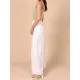 Solid Color Skinny Sleeveless Halter-Neck Vest Top Solid Color Skinny Sleeveless Halter-Neck Vest Top