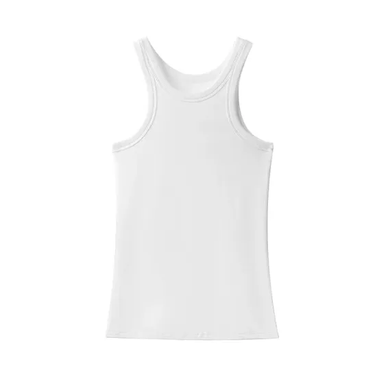 Solid Color Skinny Sleeveless Round-Neck Vest Top Solid Color Skinny Sleeveless Round-Neck Vest Top