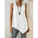 Solid Color Irregularity Loose V-Neck Vest Top Solid Color Irregularity Loose V-Neck Vest Top