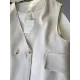 Pockets Split-Joint Loose Sleeveless V-Neck Vest Top Pockets Split-Joint Loose Sleeveless V-Neck Vest Top