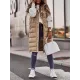 Buttoned Drawstring Keep Warm Solid Color Split-Joint Zipper Hooded Sleeveless Vest Outerwear Padded Coat Buttoned Drawstring Keep Warm Solid Color Split-Joint Zipper Hooded Sleeveless Vest Outerwear Padded Coat
