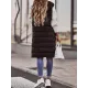 Buttoned Drawstring Keep Warm Solid Color Split-Joint Zipper Hooded Sleeveless Vest Outerwear Padded Coat Buttoned Drawstring Keep Warm Solid Color Split-Joint Zipper Hooded Sleeveless Vest Outerwear Padded Coat