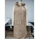 Buttoned Drawstring Keep Warm Solid Color Split-Joint Zipper Hooded Sleeveless Vest Outerwear Padded Coat Buttoned Drawstring Keep Warm Solid Color Split-Joint Zipper Hooded Sleeveless Vest Outerwear Padded Coat