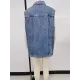 Buttoned Drawstring Pockets Split-Joint Loose Sleeveless Polo Vest Outerwear Buttoned Drawstring Pockets Split-Joint Loose Sleeveless Polo Vest Outerwear