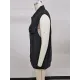 Buttoned Drawstring Pockets Split-Joint Loose Sleeveless Polo Vest Outerwear Buttoned Drawstring Pockets Split-Joint Loose Sleeveless Polo Vest Outerwear