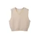 Solid Color Loose Sleeveless V-Neck Vest Top Solid Color Loose Sleeveless V-Neck Vest Top