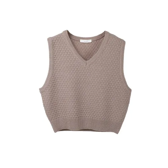 Solid Color Loose Sleeveless V-Neck Vest Top Solid Color Loose Sleeveless V-Neck Vest Top