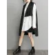 Asymmetric Pockets Tied Sleeveless Notched Collar Vest Outerwear Asymmetric Pockets Tied Sleeveless Notched Collar Vest Outerwear