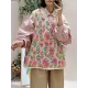 Knitted Flower Three-Dimensional Flower Loose Sleeveless Round-Neck Vest Outerwear Knitwear Knitted Flower Three-Dimensional Flower Loose Sleeveless Round-Neck Vest Outerwear Knitwear