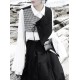 Swallow Gird Split-joint Cropped Vest Swallow Gird Split-joint Cropped Vest