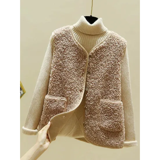 Loose Warm Lambswool Vest Loose Warm Lambswool Vest