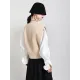 Urban Black&Apricot Knitting Vest Urban Black&Apricot Knitting Vest