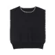 Urban Black&Apricot Knitting Vest Urban Black&Apricot Knitting Vest