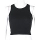 Solid Color Sleeveless Slim Sports Casual Tanks Solid Color Sleeveless Slim Sports Casual Tanks