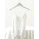 Simple Solid Color High-Low Backless Spaghetti-Neck Shirts Simple Solid Color High-Low Backless Spaghetti-Neck Shirts