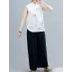 Artistic Retro Chinese-Style Printed Buttoned Stand Collar Sleeveless Vest Artistic Retro Chinese-Style Printed Buttoned Stand Collar Sleeveless Vest